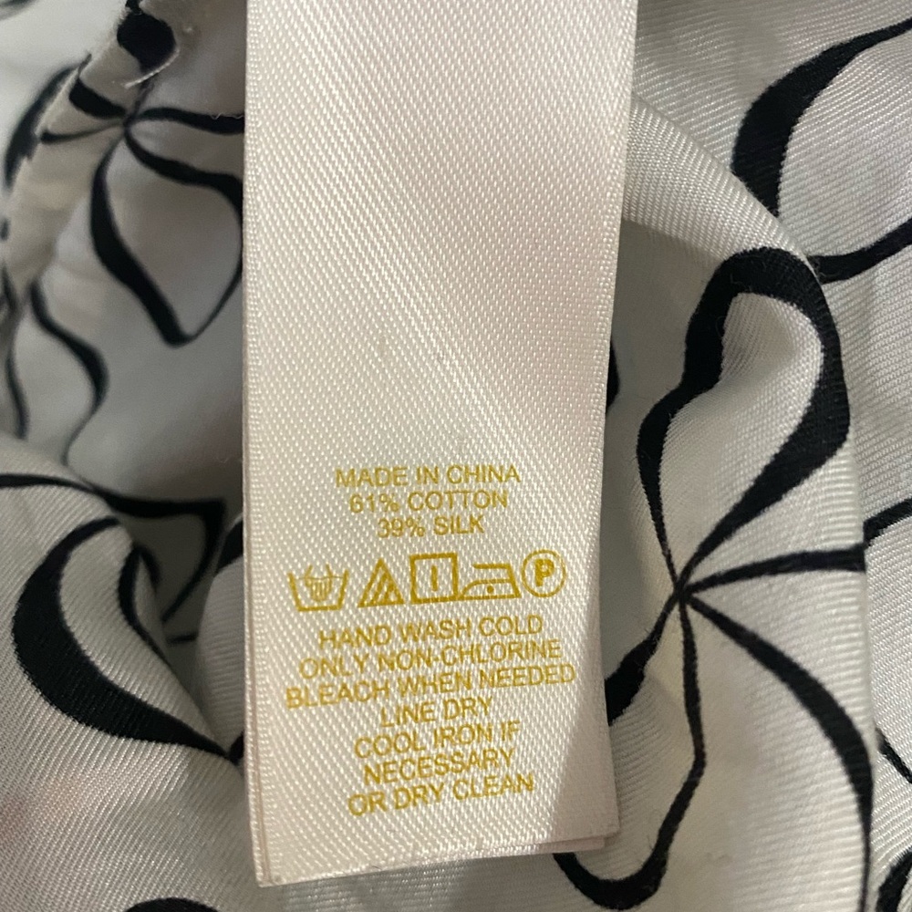 Kate Spade Small Lita Neck Bow Blouse - Picture 8 of 8